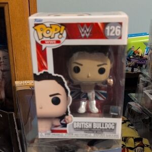 Funko Pop WWE British Bulldog with Union Jack Design